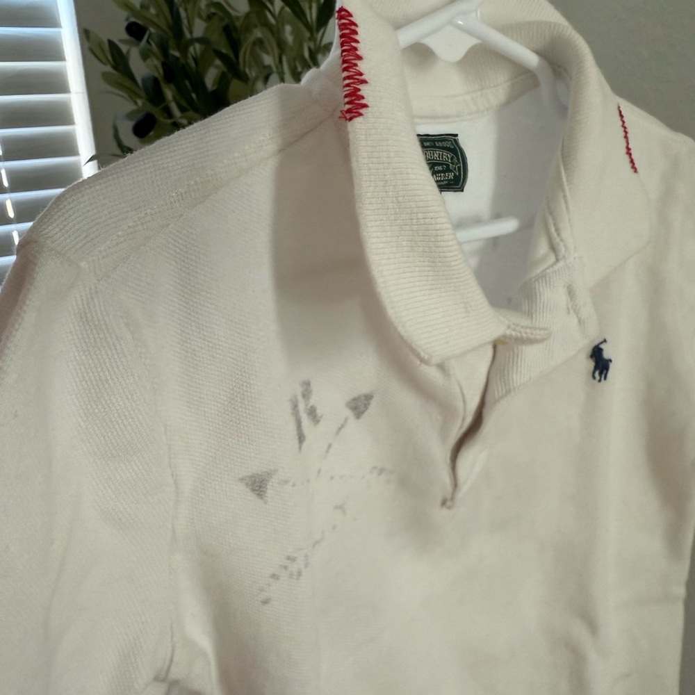 Ralph Lauren Kids White Polo with Red Tractor Print - Picture 3 of 6